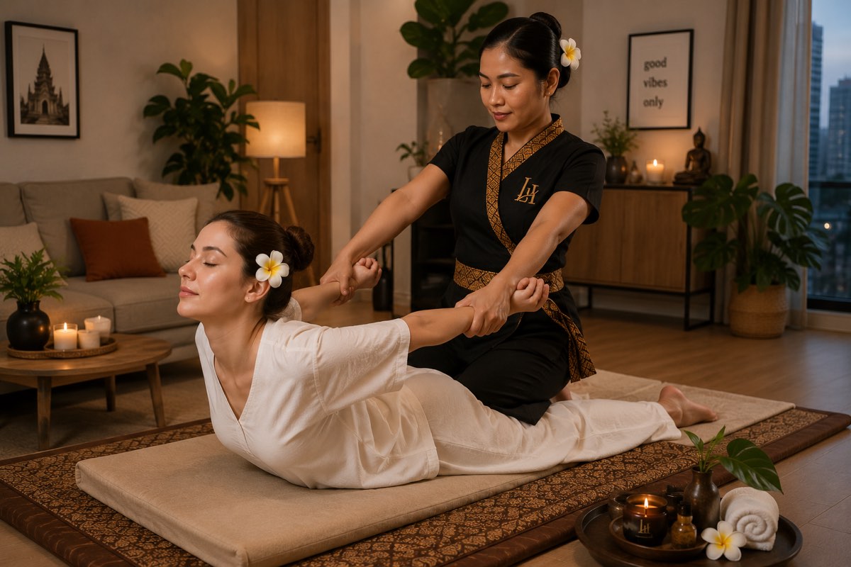 Thai Massage treatment at home
